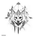 electric guitar  tattoo design idea