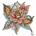 the name Ashley  tattoo design idea