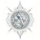 brahma vishnu mahesh symbol tattoo design idea
