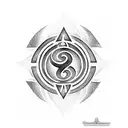 brahma vishnu mahesh symbol tattoo design idea