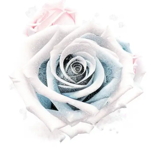 gemini rose tattoo design idea