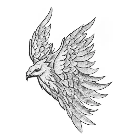 Stack of money with wings tattoo design idea