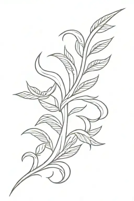 Polynesian spine tattoo design idea