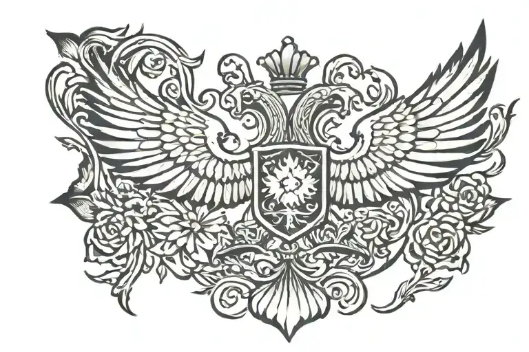 Russia tattoo design idea