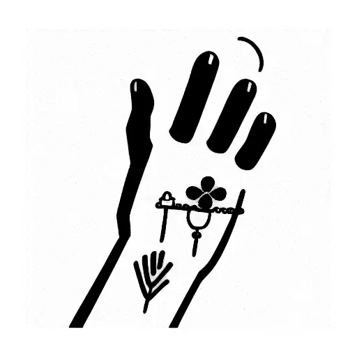 mano de fatima tattoo design idea