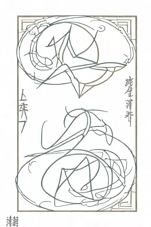 Mahoraga and Kanji Adapt tattoo design idea