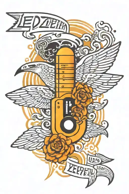 Led Zeppelin tattoo design idea