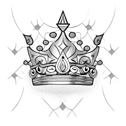 Queen's Crown tattoo design idea