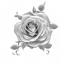 family tree as rose bush tattoo design idea