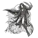 alucard tattoo design idea