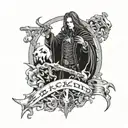 alucard tattoo design idea