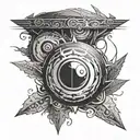 Itachi uchiha sharingan  tattoo design idea