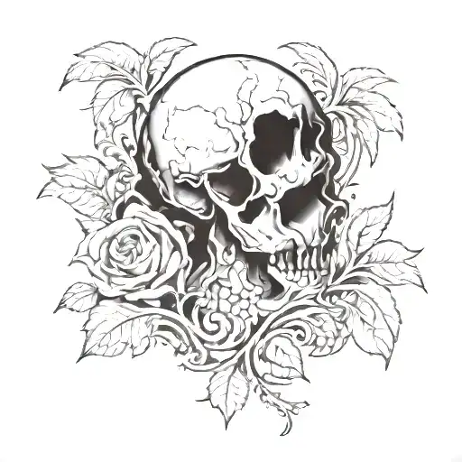 "i burried my old self and i don't visit his grave" lost a ton of weight. design a tattoo with similar idea tattoo design idea