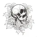 "i burried my old self and i don't visit his grave" lost a ton of weight. design a tattoo with similar idea tattoo design idea