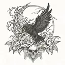 "i burried my old self and i don't visit his grave" lost a ton of weight. design a tattoo with similar idea tattoo design idea