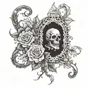 "i burried my old self and i don't visit his grave" lost a ton of weight. design a tattoo with similar idea tattoo design idea