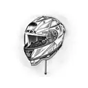 racing bike, valentino rossi tattoo design idea