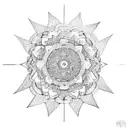 Mandala tattoo design idea