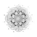 Mandala tattoo design idea
