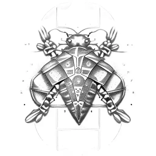 Volkswagen Beetle road tattoo design idea