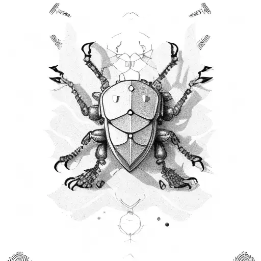 Volkswagen Old Beetle wife trip tattoo design idea