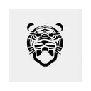 One Line Tiger small tattoo design idea