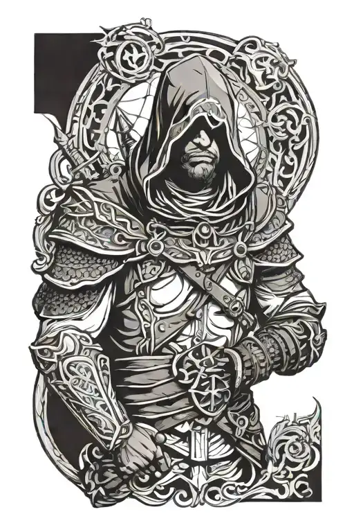 assassin's creed tattoo design idea