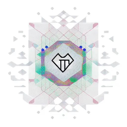 A minimalist tattoo of a computer chip with the words 'amor fati' integrated into the design tattoo design idea