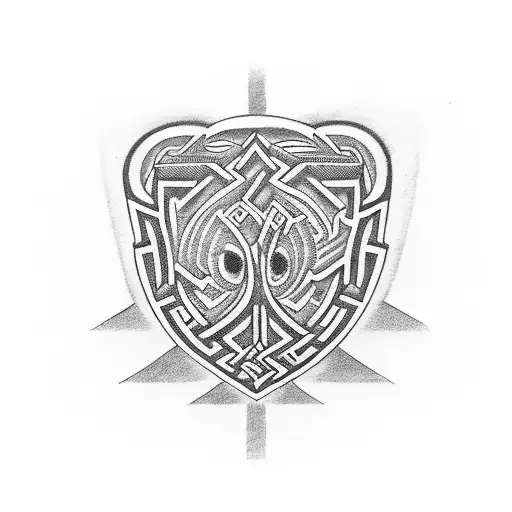 band around the knee about 5 inches wide and 5 inches long with traditional Polynesian, geometric, and celtic knots. tattoo design idea