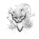 there is strength in being soft tattoo design idea