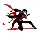 itachi uchiha fighting Ken kaneki  tattoo design idea