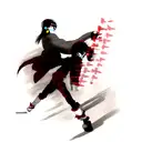 itachi uchiha fighting Ken kaneki  tattoo design idea