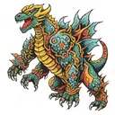 Kaiju Number 8 tattoo design idea