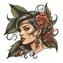 shemale tattoo design idea