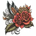 shemale tattoo design idea