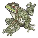 frog tattoo design idea