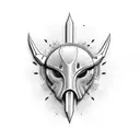 bullet,lips tattoo design idea