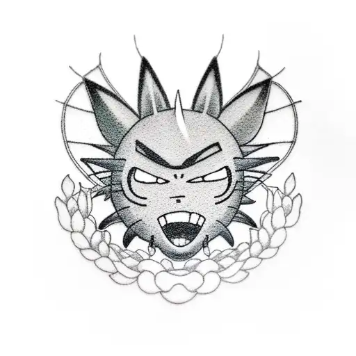 studio ghibli tattoo design idea