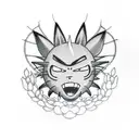 studio ghibli tattoo design idea