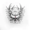 studio ghibli tattoo design idea