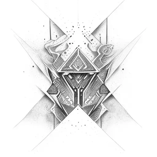 arrowhead tattoo design idea