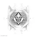 arrowhead tattoo design idea