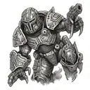 Marauder DOOM slayer tattoo design idea