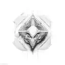 3d lsd tattoo design idea