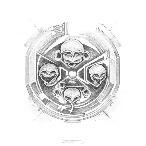 planet pizza, foo fighters, sports tattoo design idea