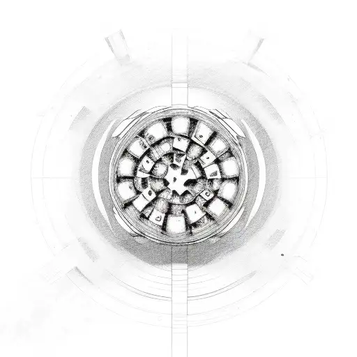 planet pizza, foo fighters tattoo design idea