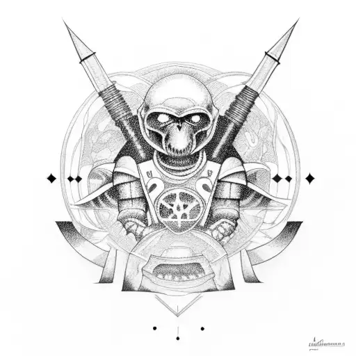 planet pizza, foo fighters tattoo design idea