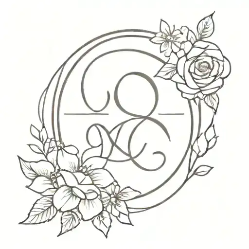 Memorial tattoo for Grandparents symbol tattoo design idea