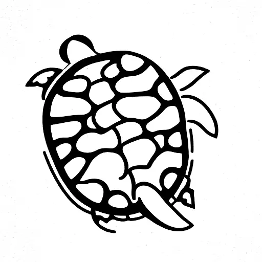 turtles all the way down tattoo design idea