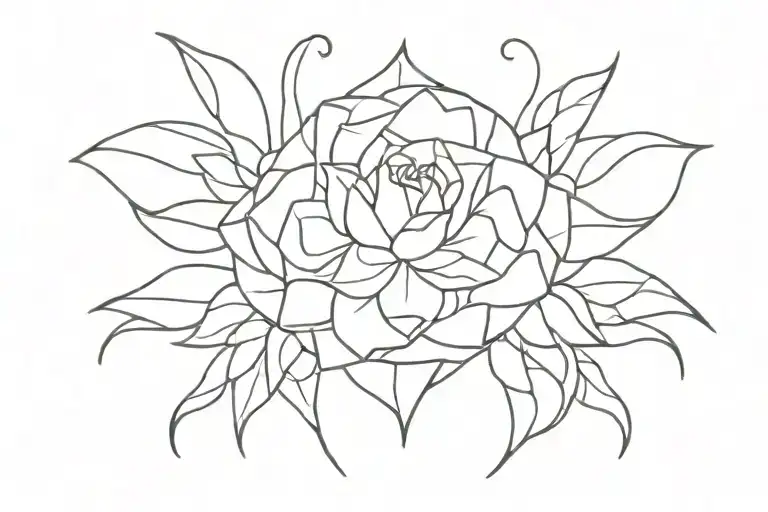 Collarbone goth emo feminine tattoo design idea